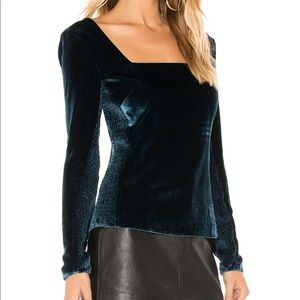Rebecca Taylor velvet top